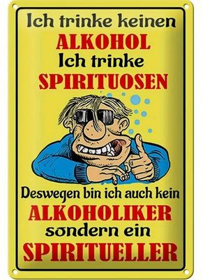 Kein Alkohol Sprücheschild MP136271