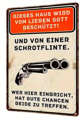 Dieses Haus  Sprücheschild XB350054