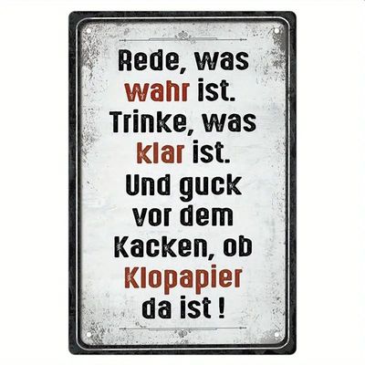 Schau vor dem Sprücheschild TK98809