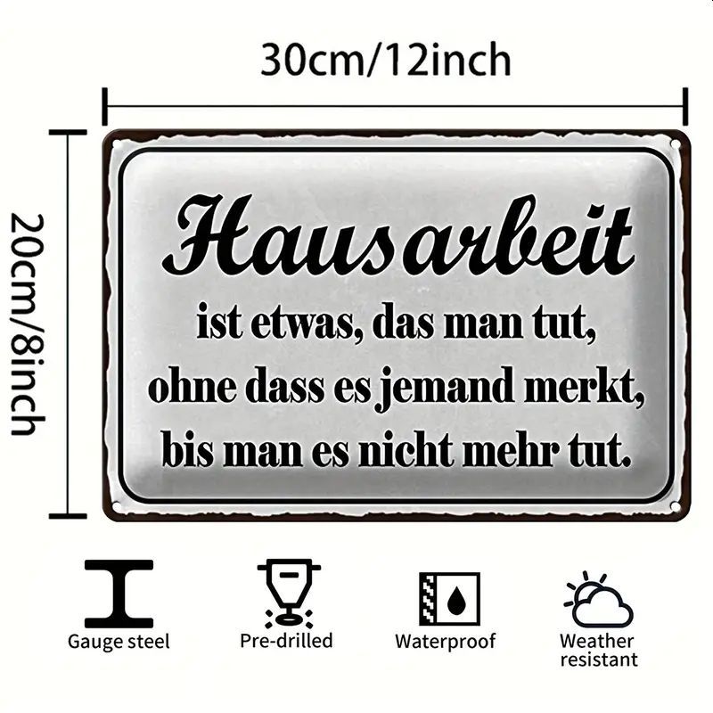 Hausarbeit Sprücheschild QM397705