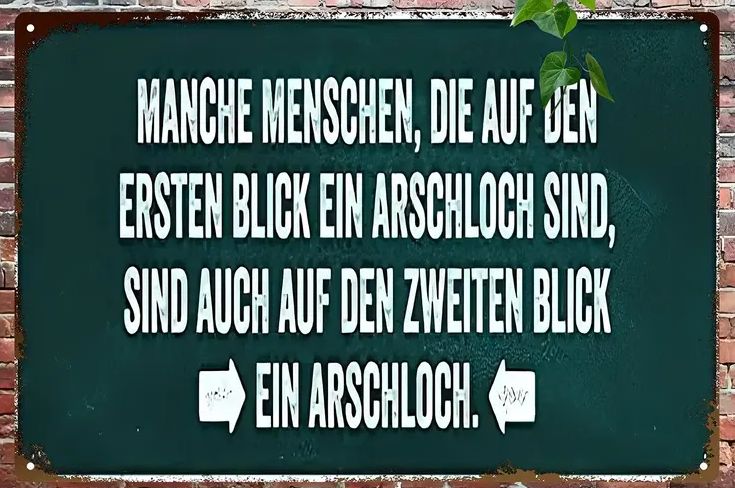 Manche Menschen Sprücheschild 1129043KU