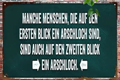 Manche Menschen Sprücheschild 1129043KU