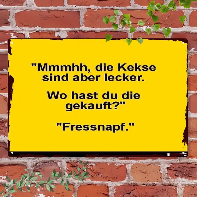 Sprücheschild Die Kekse sind lecker 2427381MT