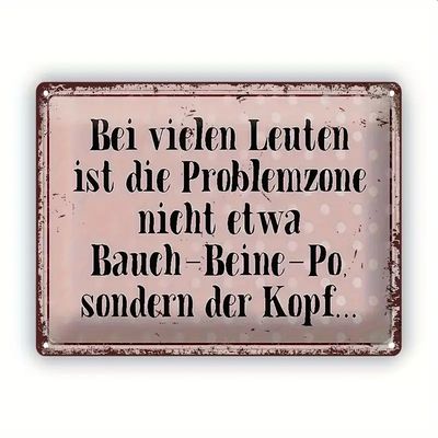 Sprücheschild Bei vielen Leuten 2136204BX