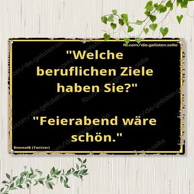 Sprücheschild Berufliche Ziele 2036238TG