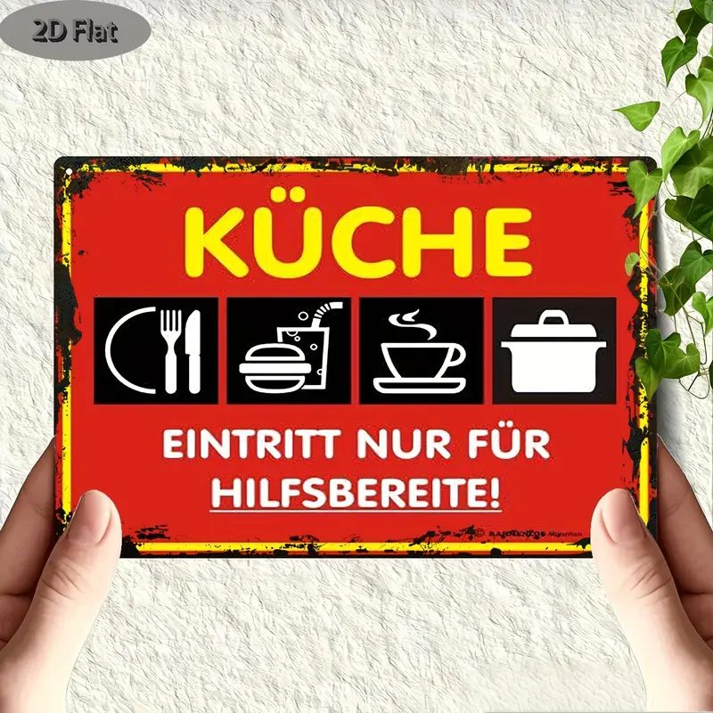 Sprücheschild Küche Eintritt 2701051VR