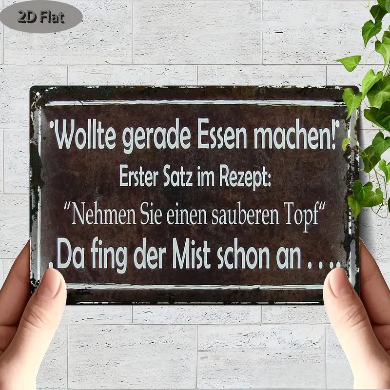 Sprücheschild Essen machen 2717028JT