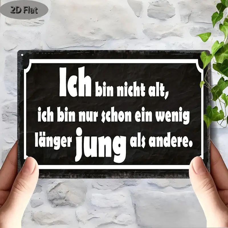 Ich bin nicht alt Sprücheschild   2709853RD
