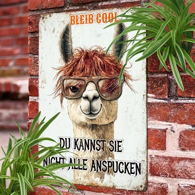Sprücheschild Du kannst sie nicht alle anspucken  325679YR