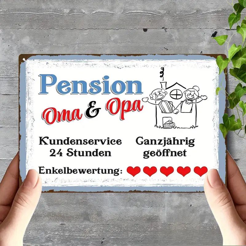 Pension Oma und Opa Sprücheschild  2312033VY