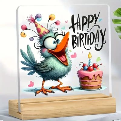 Happy Birthday Acryl-Schild 1329322KJ