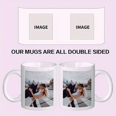 Tasse mit doppelten Foto-Druck 1611145AX
