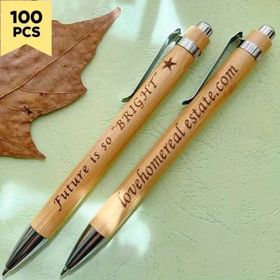 100 Stück Individuell gravierte Metall-Kugelschreiber 2573496VT