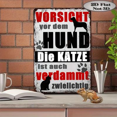 Hund und Katze Sprücheschild 1762890MX