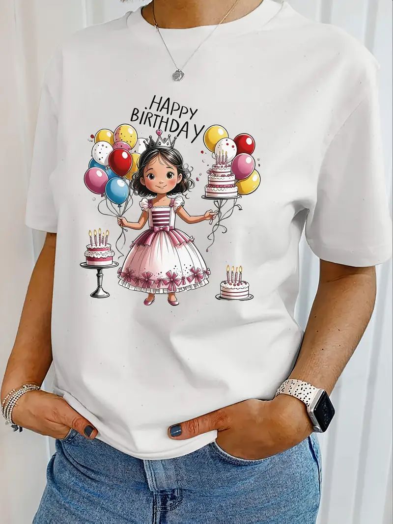 Geburtstagsparty Grafik-T-Shirt 1124041RB