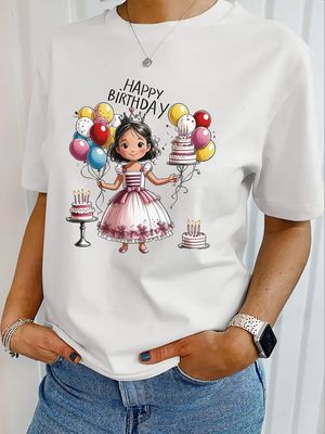Geburtstagsparty Grafik-T-Shirt 1124041RB