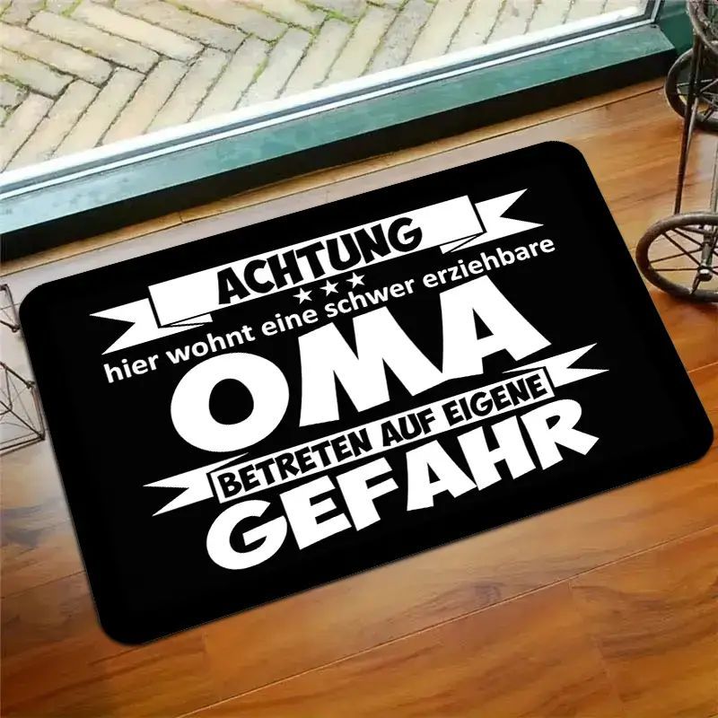 Fußmatte Schwer erziehbare Oma 6616165DC