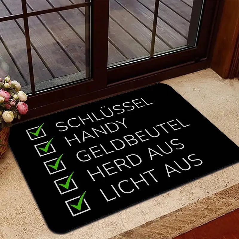 Fußmatte  Checkliste 6142997HA