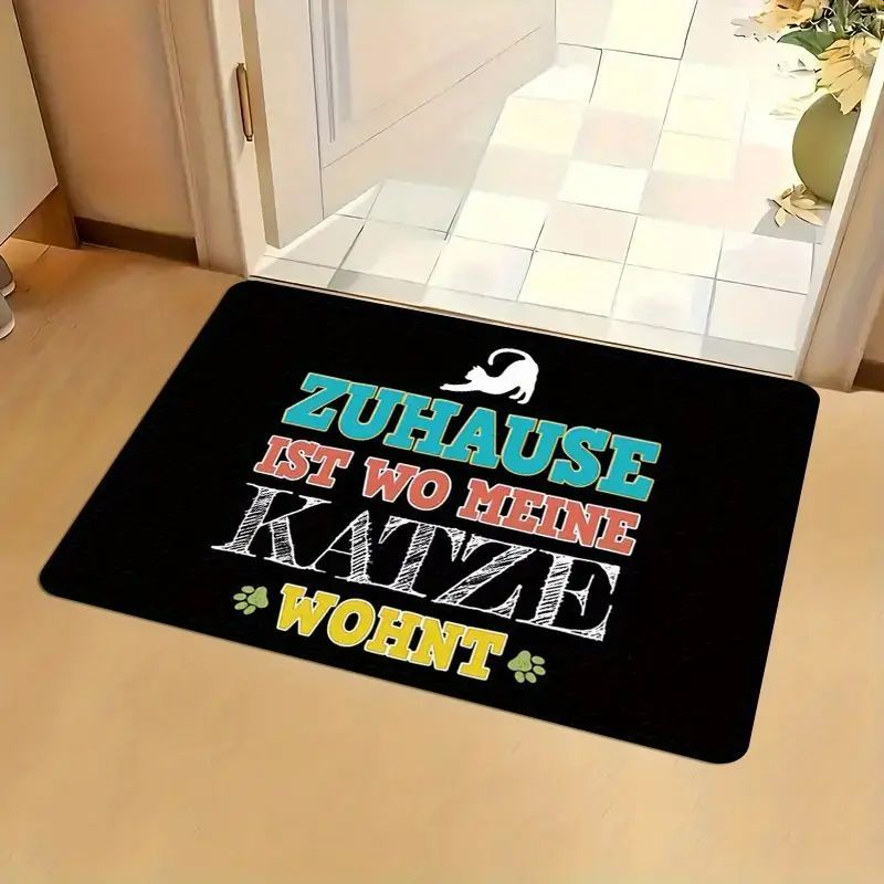 Fußmatte Zuhaus wo Katze 4228935XG