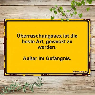 Sprücheschild Überraschungssex 2034030WC