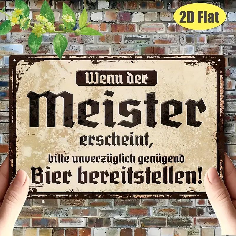 Sprücheschild Meister Bier 2983517BY