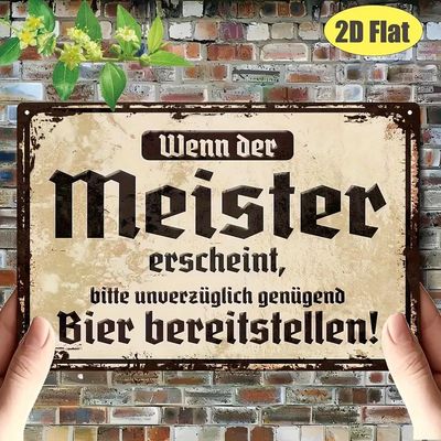 Sprücheschild Meister Bier 2983517BY