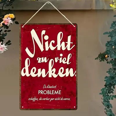Sprücheschild Nicht denken 1828809MY