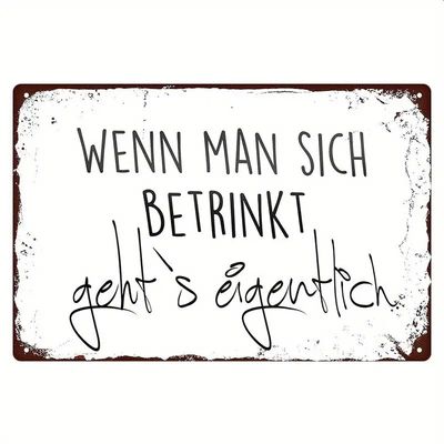 Sprücheschild Wenn man sich 2738000FQ