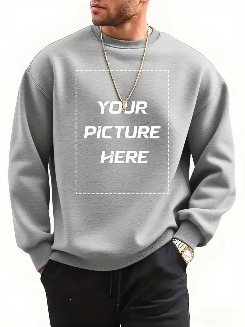Personalisiertes Herren-Sweatshirt mit Vorderaufdruck 7021953TU