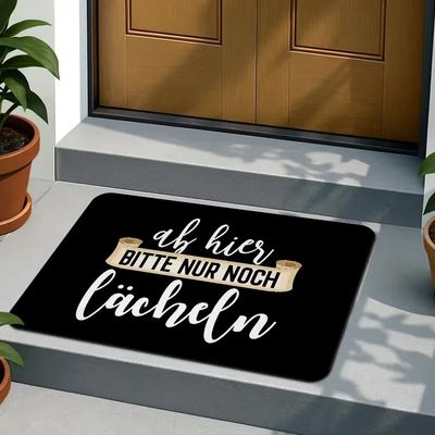 Fußmatte Ab hier lächeln 7949972LH Fußmatte Ab hier lächeln 7949972LH