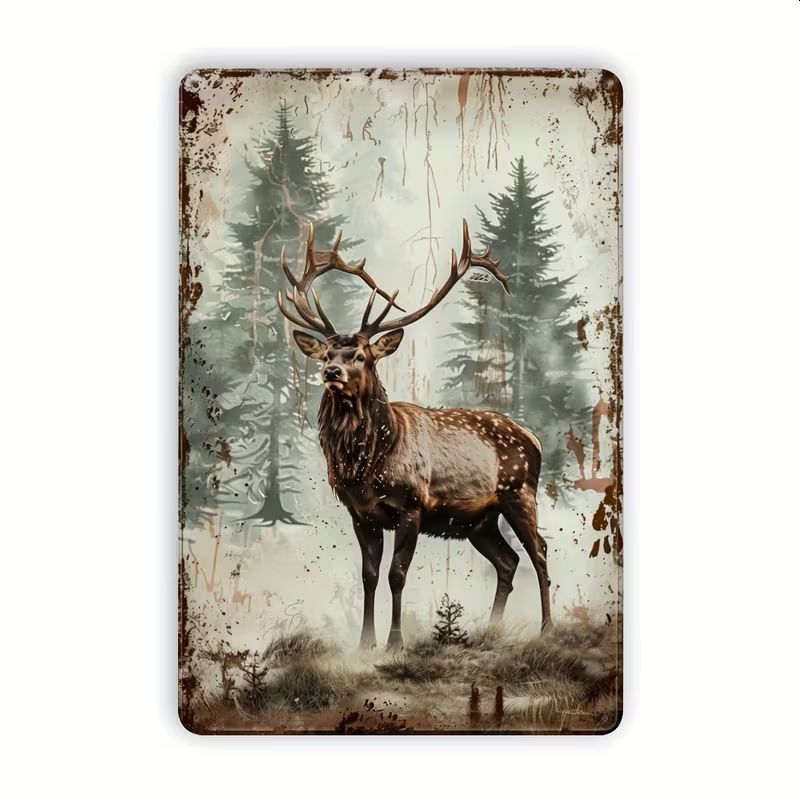 Waldhirsch Metallschild 3475681VK