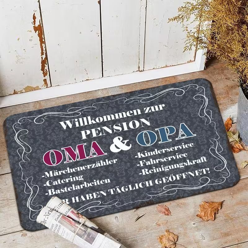 Pension Oma und Opa Fußmatte 10685863HH
