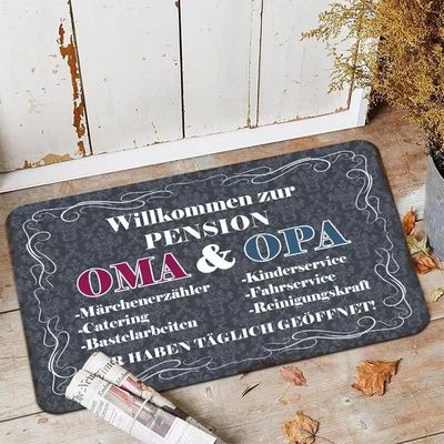 Pension Oma und Opa Fußmatte 10685863HH