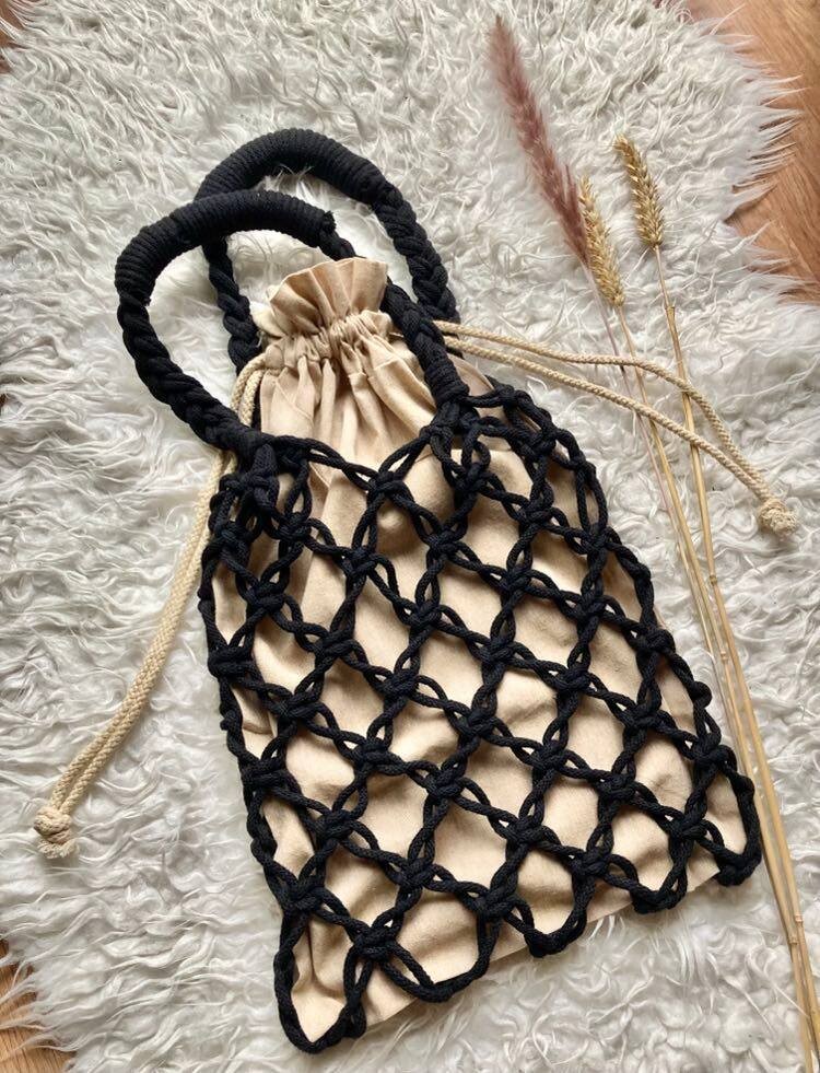 Fisknet Maxi bag (Cappucino)