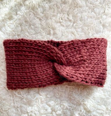 Bordó fejpánt / Burgundy headband