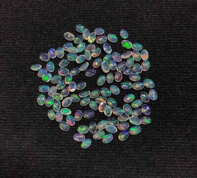 2x3mm Ethiopian Opal Oval Faceted Gemstone