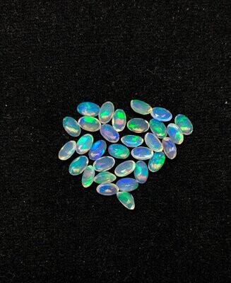 3x5mm Ethiopian Opal Oval Faceted Gemstone