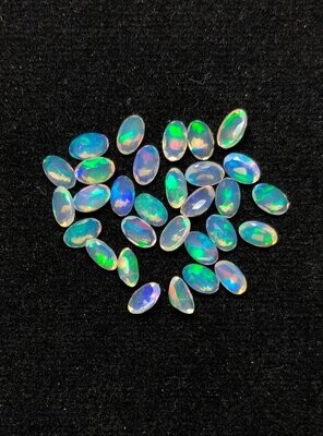 4x5mm Ethiopian Opal Oval Faceted Gemstone