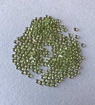 3mm Peridot Round Faceted Gemstone