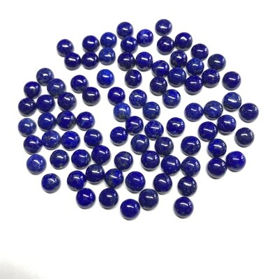 5mm Lapis Lazuli Round Cabochon Gemstone