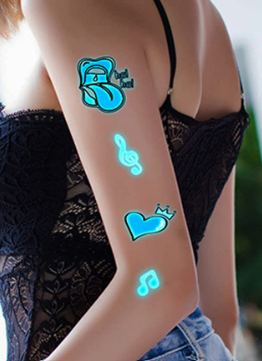 Glow in the Dark Temporary Tattoos