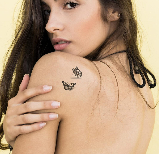 Butterfly Tattoos (long lasting, 1-2 wks)