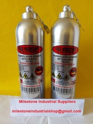 ​Buy 99.9% Pure Red Liquid Mercury 20/20 - Mining Grade