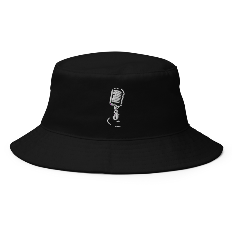 MMR Embroidered Classic Microphone Logo Bucket Hat