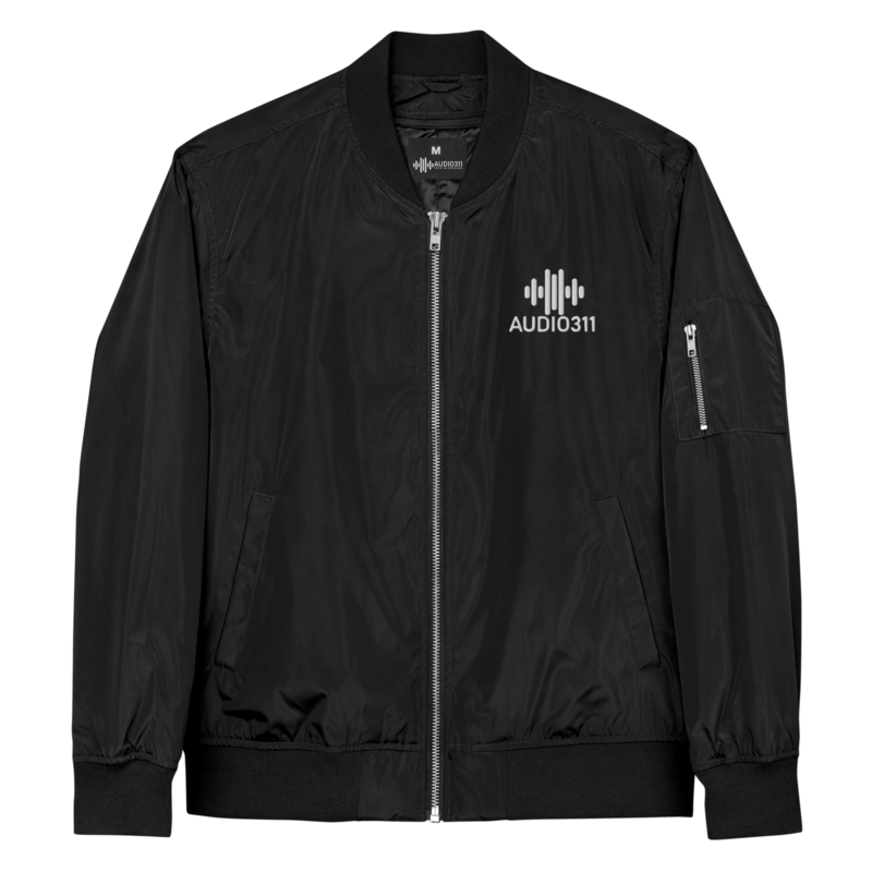 Audio311 Premium Front &amp; Back Embroidered Bomber Jacket