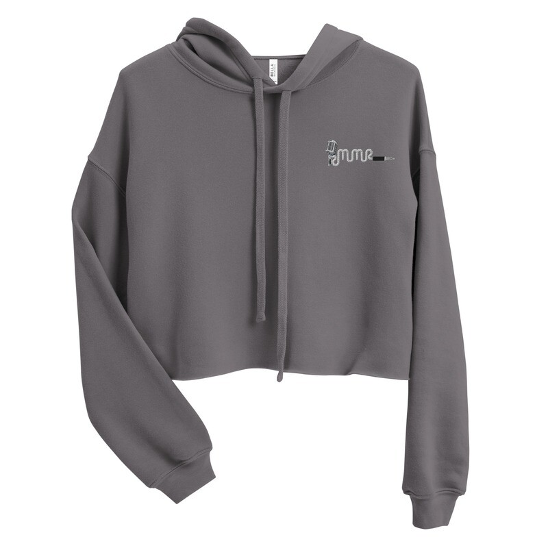 MMR Women&#39;s Embroidered Crop Hoodie