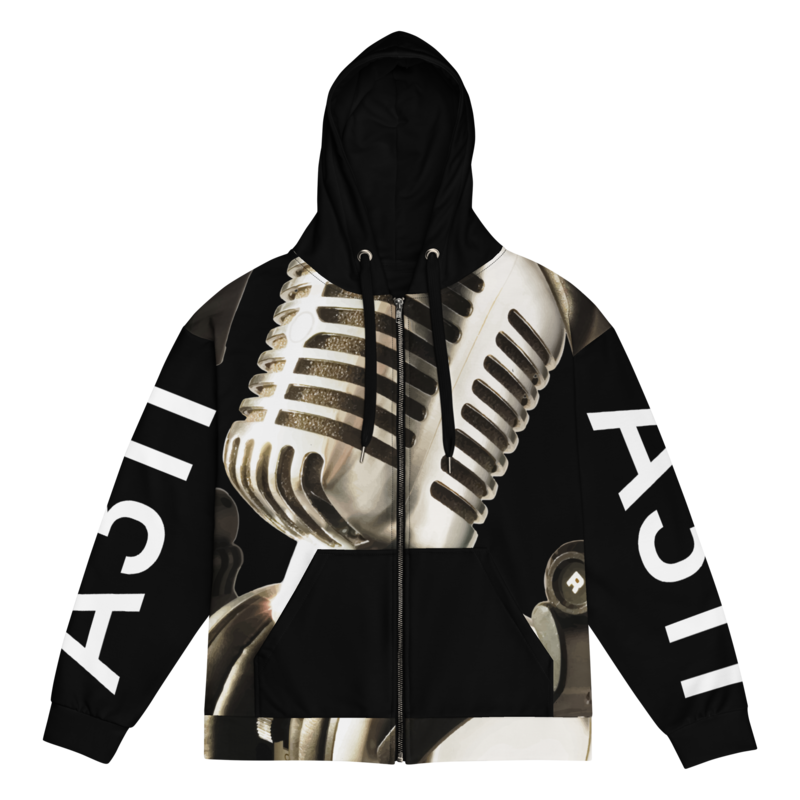 A311 Unisex Microphone Zip Hoodie