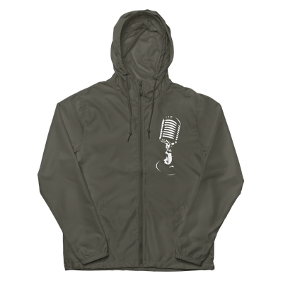 MMR Unisex lightweight zip up windbreaker Graphite