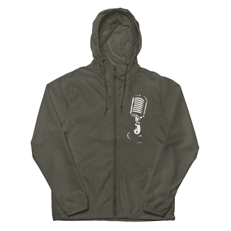 MMR Unisex lightweight zip up windbreaker Graphite