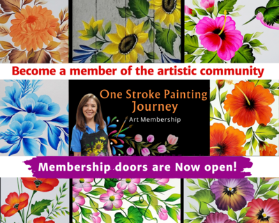 One Stroke Painting Journey Membership